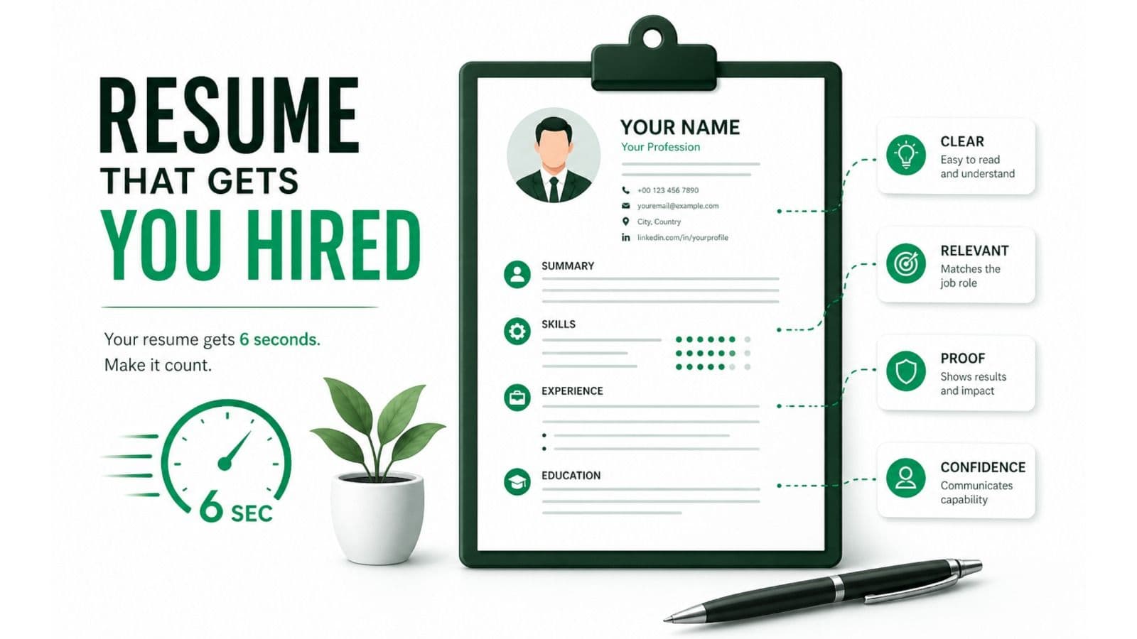 Why Your Resume Gets Rejected in 6 Seconds (And How to Fix It in 2026)