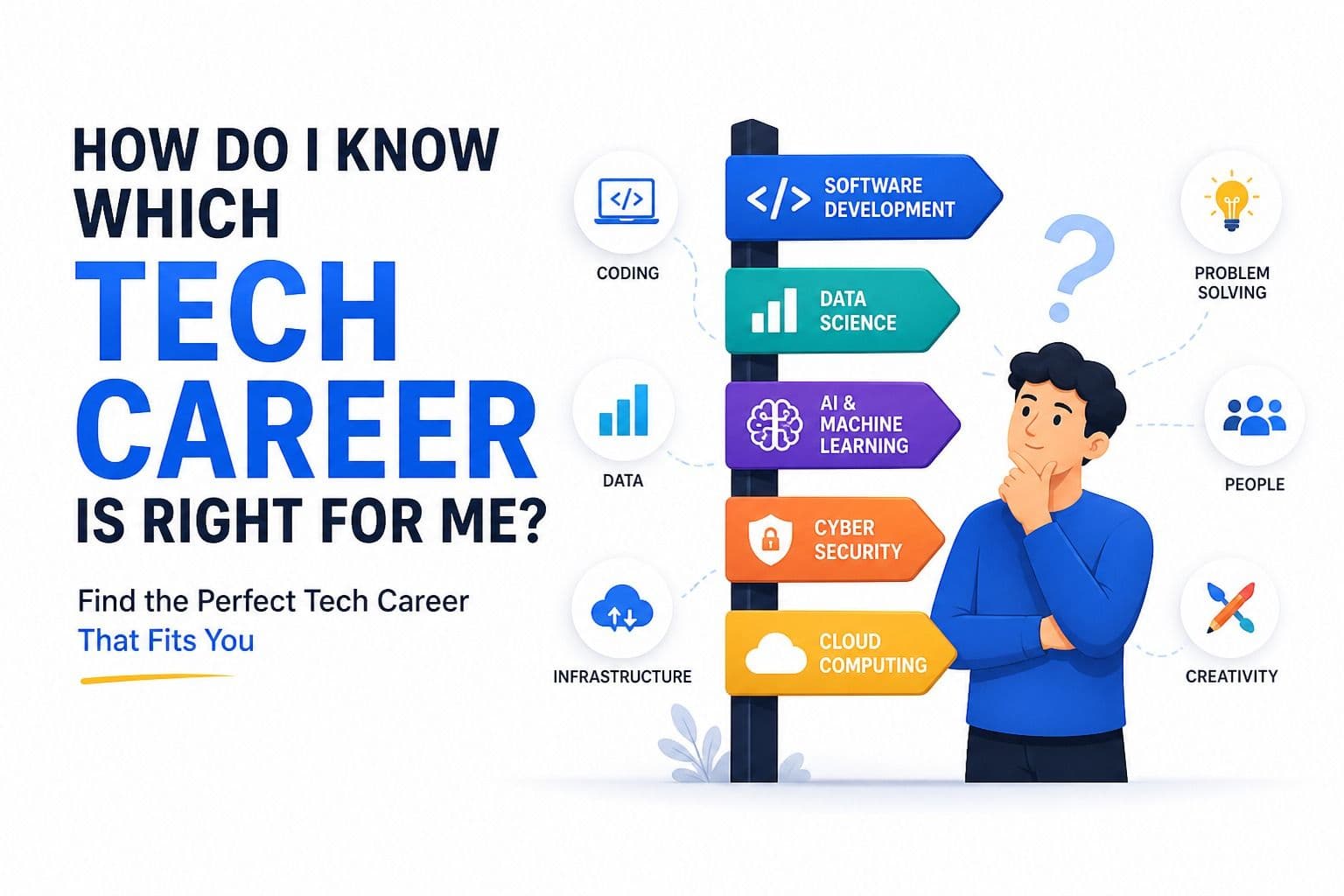 How to Choose the Right Tech Career in 2026 (Complete Beginnerβs Guide)