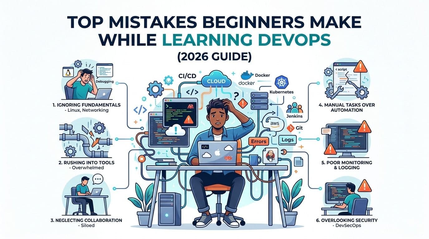 Top DevOps Mistakes Beginners Must Avoid in 2026