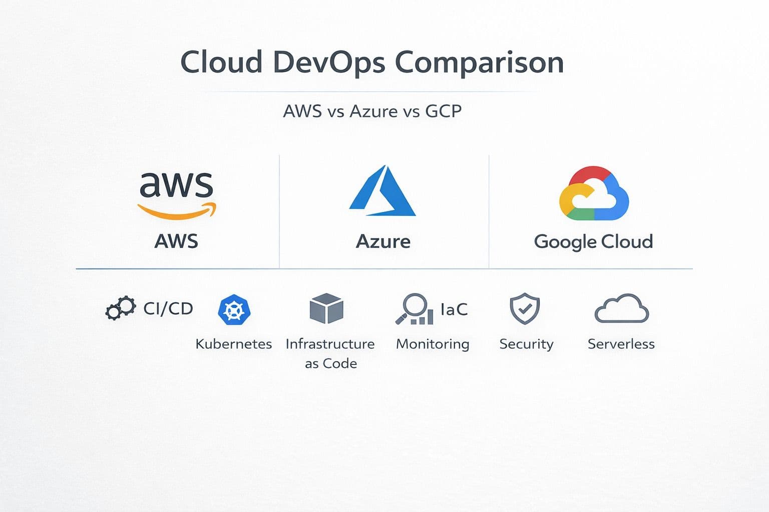AWS vs Azure vs GCP for DevOps: Complete 2026 Comparison for Cloud Engineers