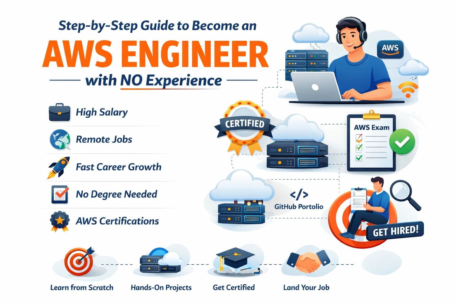 How to Become an AWS Engineer with No Experience (2026 Guide)