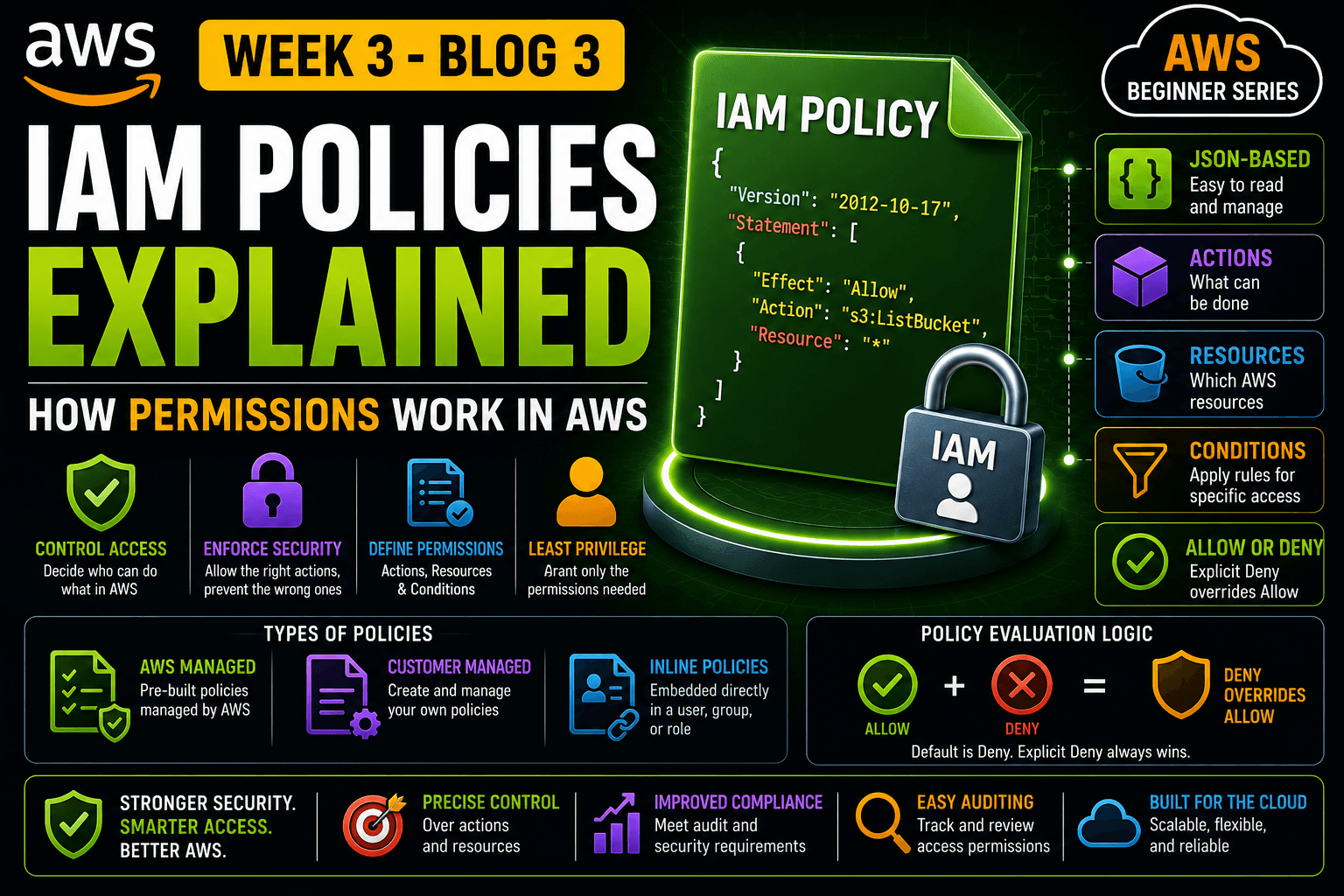 IAM Policies Explained: How Permissions Work in AWS